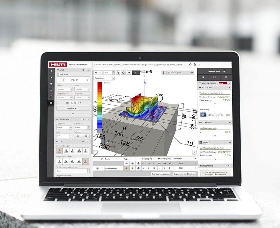 Расчеты анкерного крепления